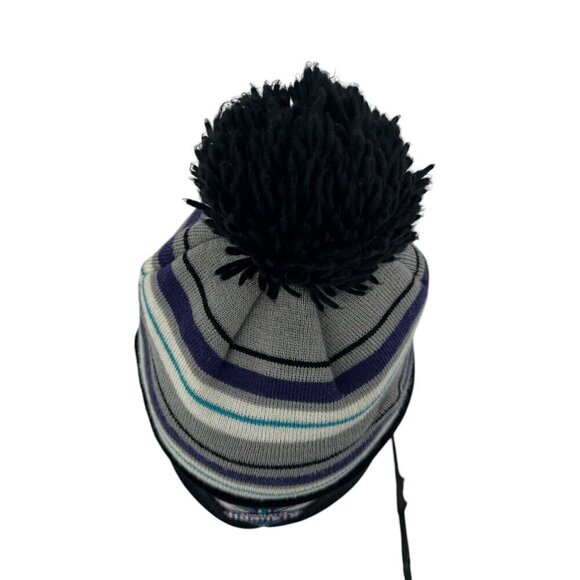 NBA Charlotte Hornets Knit Beanie Pom Pom Winter Hat Adult One Size - Picture 5 of 8